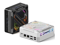 L&#039;AOOSTAR GOD57 est disponible en deux couleurs, toutes deux dotées d&#039;un éclairage RGB saisissant. (Source de l&#039;image : AOOSTAR)