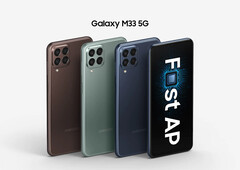 Le Galaxy M23 5G et le Galaxy M33 5G sont tous deux dotés de grands écrans. (Image source : Samsung)