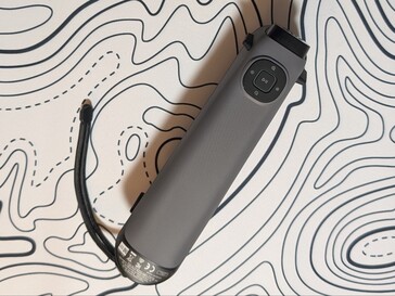 Dos Sermoon S1 avec bouton de démarrage et boutons de réglage de l'éclairage et de la luminosité