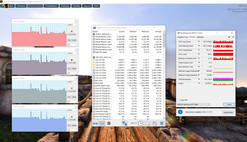 CPU et GPU sollicités (batterie).