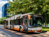 Le Solaris Urbino avec stockage Toshiba était déjà Bus de l'année en 2017. (Image : Toshiba)