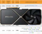 La RTX 4090 dispose de 24 Go de mémoire GDDR6X. (Source : 3DCenter, édité par Nvidia)