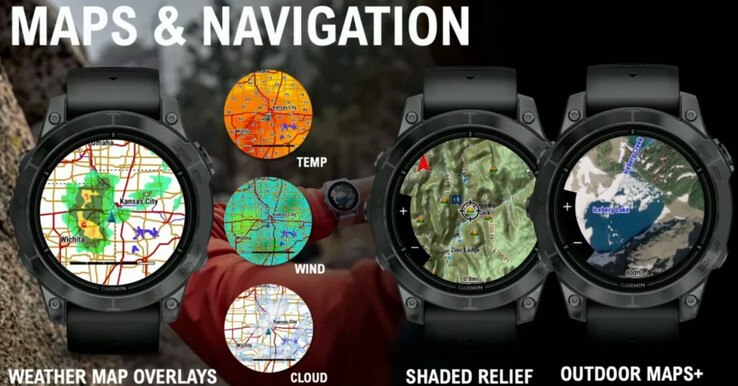 Les nouvelles fonctions cartographiques de Garmin sont arrivées avec les modèles Fenix 7 et Epix Pro. (Source de l'image : the5krunner)