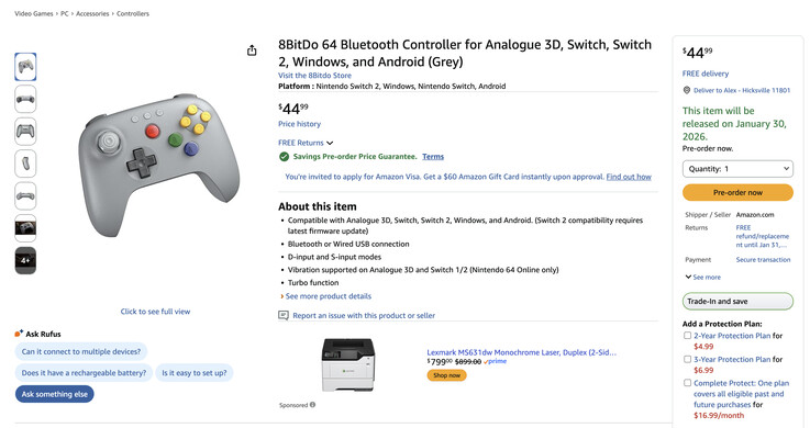 (Source de l'image : 8BitDo)