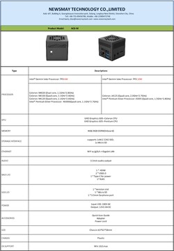 AC6-M - Fiche technique et configurations