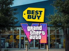 Le magasin Best Buy affiche le logo de GTA 6