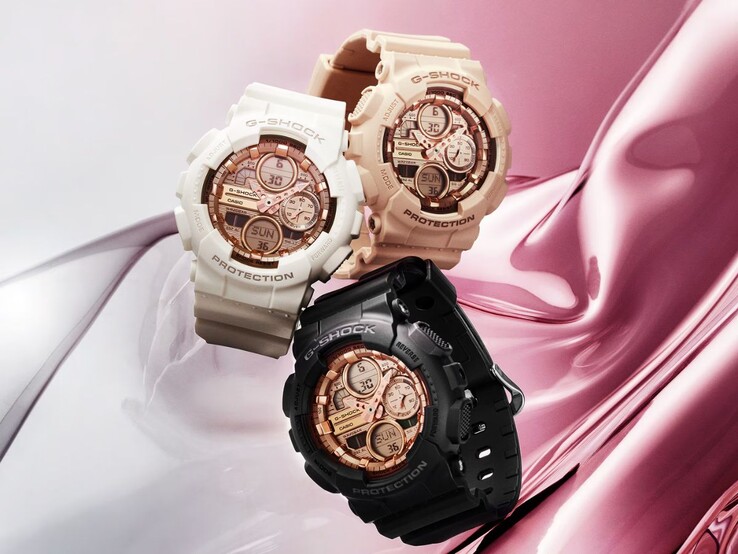 Les nouvelles montres G-Shock GMA-S140PG de Casio
