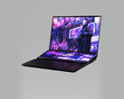 Un rendu du "ROG Zephyrus Duo 16". (Source : Evan Blass)
