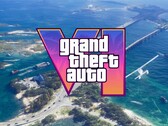 Bannière pour GTA 6 montrant une vue aérienne de Vice City