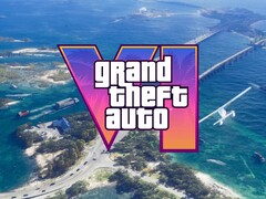Bannière pour GTA 6 montrant une vue aérienne de Vice City