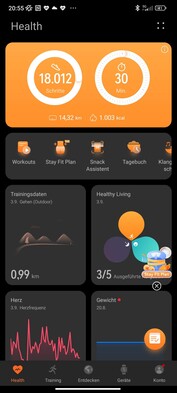 Toutes les données recueillies par la montre sont traitées par l'application Huawei Health