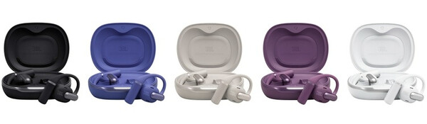 Les écouteurs JBL Sense Pro seront disponibles en cinq couleurs lorsqu'ils arriveront en octobre. (Source de l'image : JBL)