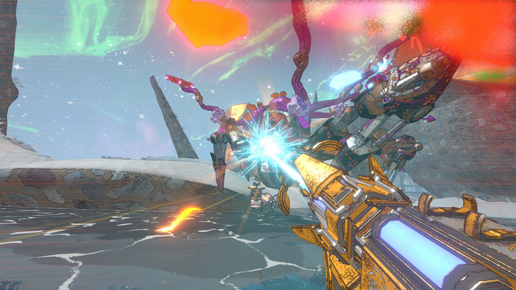 Les graphismes en cel-shading de Mycopunk rappellent fortement ceux de Borderlands.