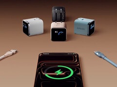 Le chargeur rapide de 45 W offre une fonction de charge adaptative pour plusieurs appareils Apple. Photo : une photo promotionnelle de l'adaptateur. (Source de l'image : Anker)