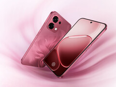 L'Oppo A6 Pro 4G en rouge bois de rose. (Source de l'image : Oppo)