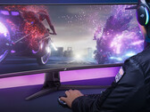 Le ROG Swift OLED PG49WCD a une courbure de 1800R. (Source de l'image : ASUS)