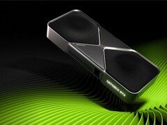 La RTX 5090 (photo) est livrée avec 32 Go de VRAM, mais la RTX 5090D, qui la remplace, serait livrée avec 24 Go. (Source de l'image : Nvidia)