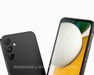 Le Galaxy A15 s'appuie sur le langage de conception actuel de Samsung. (Source de l'image : @OnLeaks &amp; The Tech Outlook)