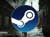 Une image montrant le logo Steam et le jeu Steelrising, désormais à -90 %.
