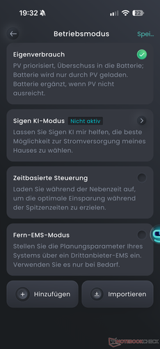 Plusieurs modes de fonctionnement sont disponibles au choix