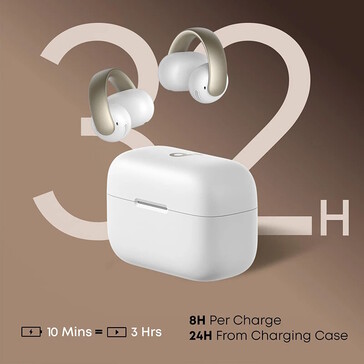 Les AeroClip sont censés durer 32 heures au total (Image source : Anker)