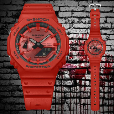 Casio G-Shock GA-2100RRB-4A. (Source de l'image : @geesgshock sur Instagram)