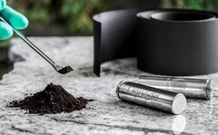 Matériau d'électrode en carbone dur Lignode (image : Stora Enso)