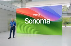 macOS Sonoma introduit des widgets de bureau, un mode jeu, et plus encore. (Image via Apple)