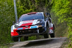 À la fin de l&#039;année dernière, Toyota a présenté une Yaris Gazoo Racing à combustion d&#039;hydrogène au WRC. (Source de l&#039;image : Toyota)