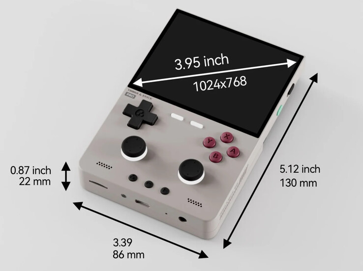 Le TrimUI Brick Pro est légèrement plus haut et plus large que les précédents appareils portables TrimUI Brick.