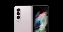 Le Galaxy Z Fold3 dans l'une de ses nouvelles couleurs présumées. (Source : Twitter)