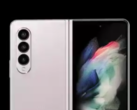 Le Galaxy Z Fold3 dans l'une de ses nouvelles couleurs présumées. (Source : Twitter)