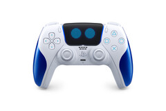 La manette Astro Bot Limited Edition comporte les yeux d'Astro sur le pavé tactile. (Source de l'image : PlayStation on X/Twitter)