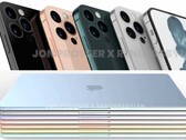 Des rendus de l'iPhone 14 Apple et du MacBook Air 2022 ont déjà été publiés en ligne. (Image source : Jon Prosser/RendersbyIan)