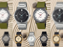 Les modèles Casio MTP-220D-1A, MTP-220BL-7A, MTP-220BL-1A, MTP-220D-7A et MTP-220GL-9A.