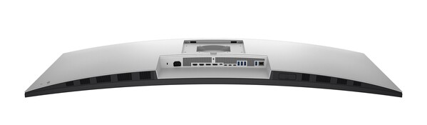 L'UltraSharp de Dell dispose d'un ensemble de ports, notamment des ports USB-C et USB-A à haut débit. (Source de l'image : Dell)