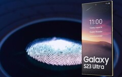 Il se pourrait que le capteur d&#039;empreintes digitales du Galaxy S23 Ultra ne soit pas une amélioration générationnelle. (Image source : Technizo Concept/Unsplash - édité)