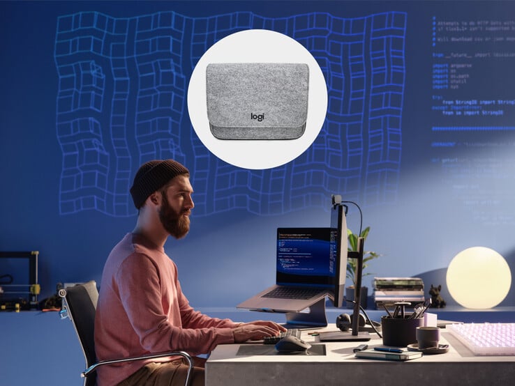 Logitech offre un étui de transport gratuit pour toute commande passée sur son site web. (Source de l'image : Logitech)