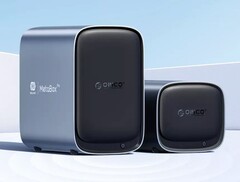 La série MetaBox NAS arbore un design minimaliste avec un panneau frontal à fixation magnétique