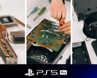 Le démontage de la PS5 Pro est montré (Image source : PlayStation Blog with edits)