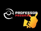 Le logo du programme « Pokémon Professor » avec une silhouette de Pikachu en arrière-plan