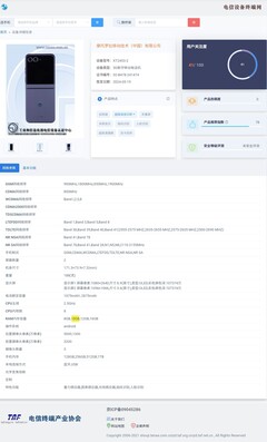 ...apparaît sur TENAA avec des caractéristiques un peu étranges. (Source : TENAA)