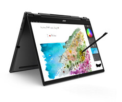 Acer TravelMate Spin P6 - Mode Tente. (Source d'image : Acer)