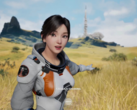 Dans Whispers from the Star, l'histoire est centrée sur un astronaute échoué sur une mystérieuse planète extraterrestre, Gaia. (Source de l'image : Steam)