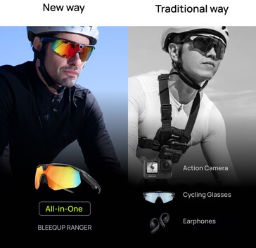 Ces lunettes intelligentes sont censées remplacer plusieurs appareils (Source : BleeqUp)