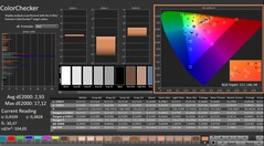 CalMAN : ColorChecker (calibré)