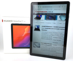En test Huawei MatePad T10s. Appareil de test fourni par nbb.com