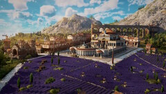 Des villes magnifiques et de jolis vignobles dans Anno 117 (Image source : Screenshot Steam Trailer)