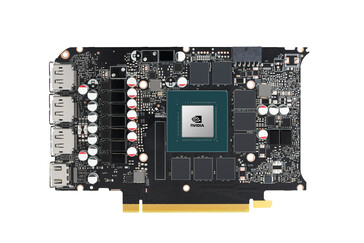 PCB NVIDIA GeForce RTX 3060 Ti. (Source de l'image : NVIDIA)