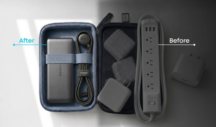 La station de recharge de voyage Anker peut remplacer plusieurs adaptateurs lorsque vous voyagez.